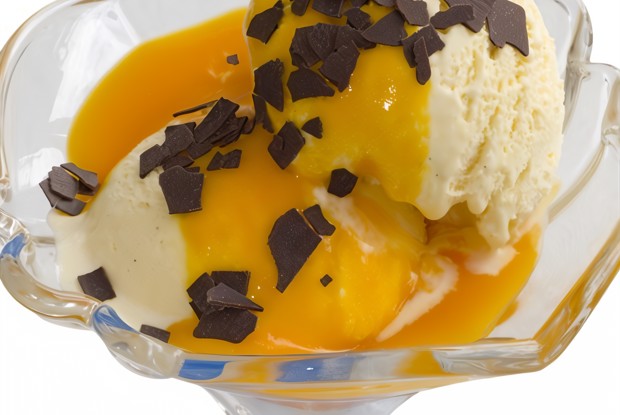 Манговой соус с медом и мятой