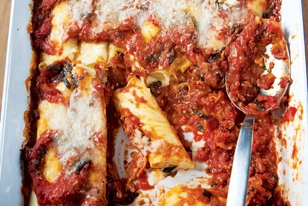 Маникотти в томатном соусе