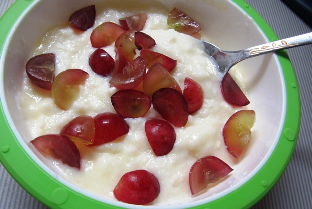 Манная каша на холодном молоке