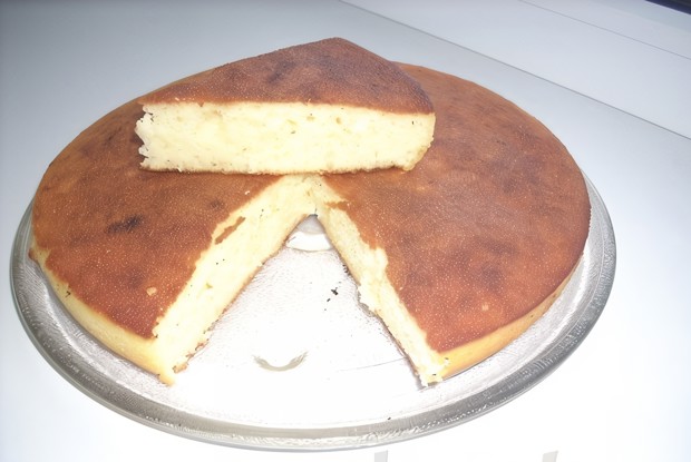 Манный пирог со сметаной