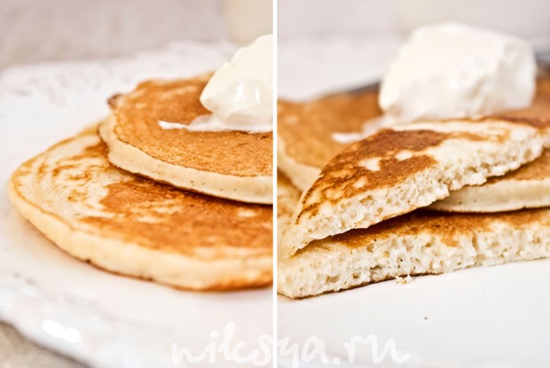 Манно-овсянные блины