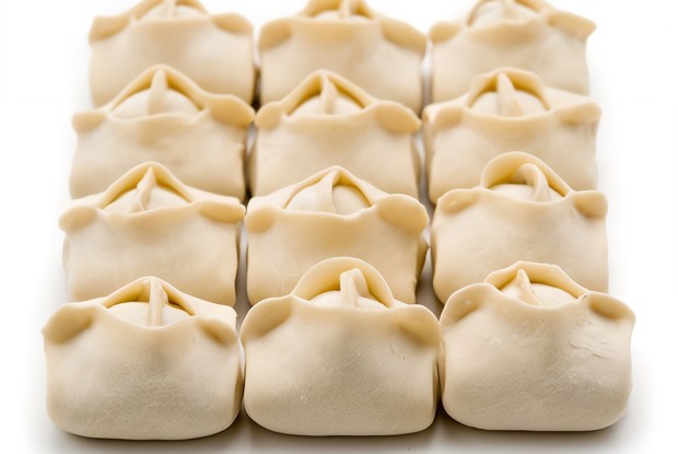 Узбекские манты с мясом и тыквой