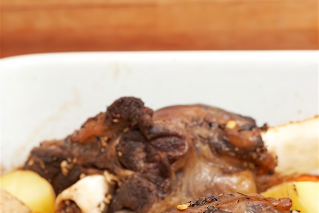 Маринованная баранина в соевом соусе и бальзамическом уксусе