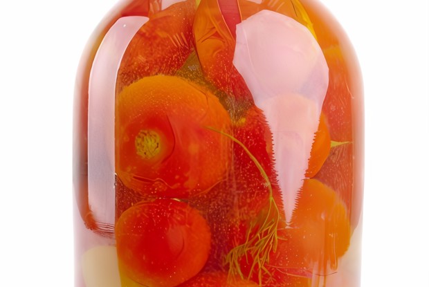 Маринованные помидоры со сладким перцем и луком