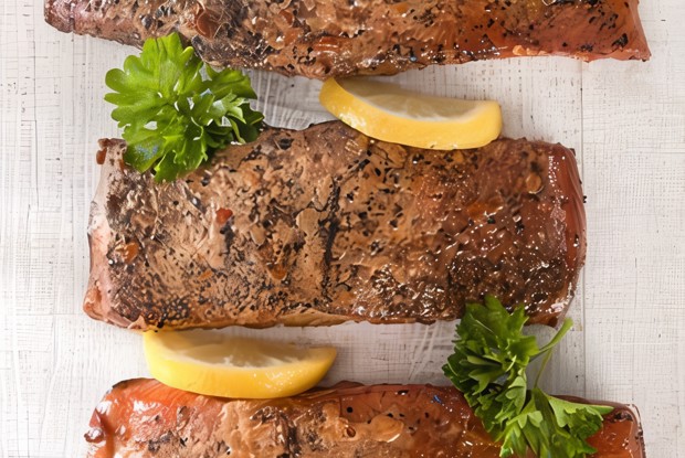 Маринованный лосось в мисо и саке (Misoyaki salmon)