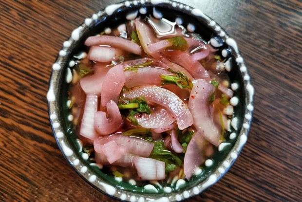 Маринованный лук к шашлыку