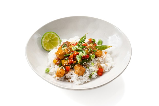 Маринованный тофу в стиле файер-крекер