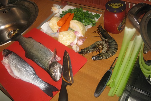 Марсельская уха (Bouillabaisse)
