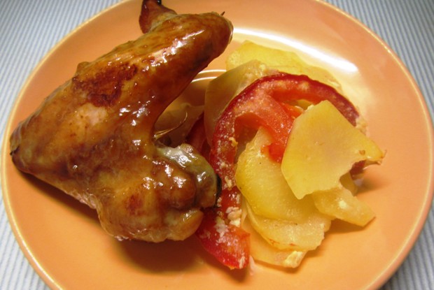 Медовые куриные крылышки