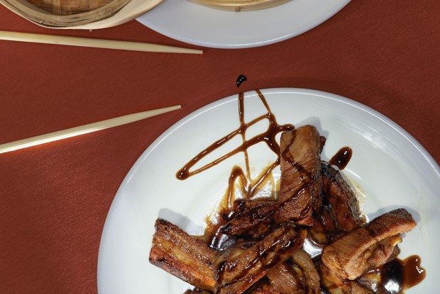 Медовые свиные ребра