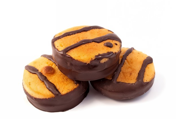 Медовое печенье с шоколадной глазурью