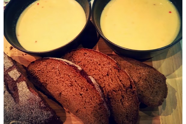 Мексиканский кукурузный суп