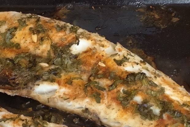 Мерланг запеченный