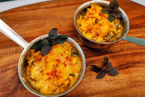 Мидии в духовке с сыром