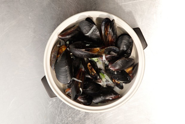 Мидии в кокосовом молоке