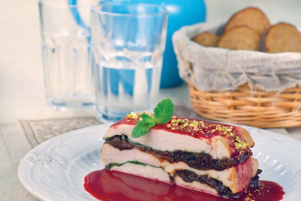 Мильфей из куриной грудки