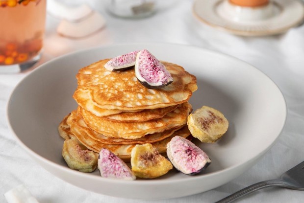 Миндальные оладьи на кокосовом молоке