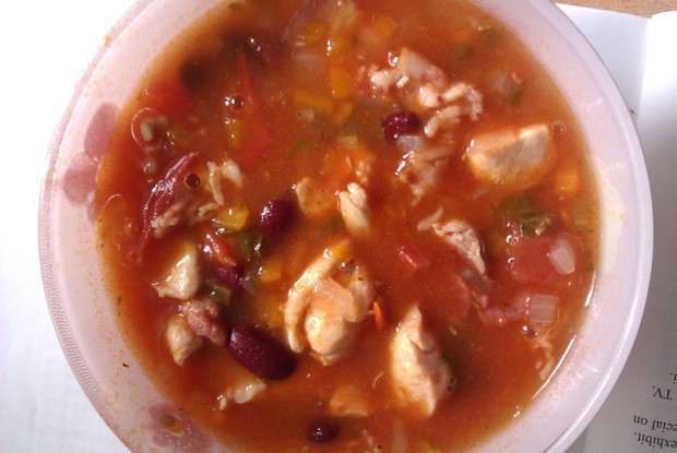 Минестроне с куриной грудкой