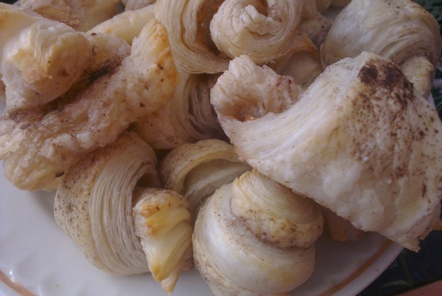 Мини-круассаны с корицей