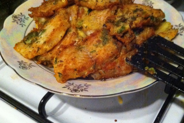 Минтай в кляре