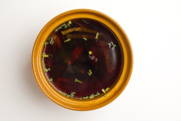 Мисо-суп с дайконом