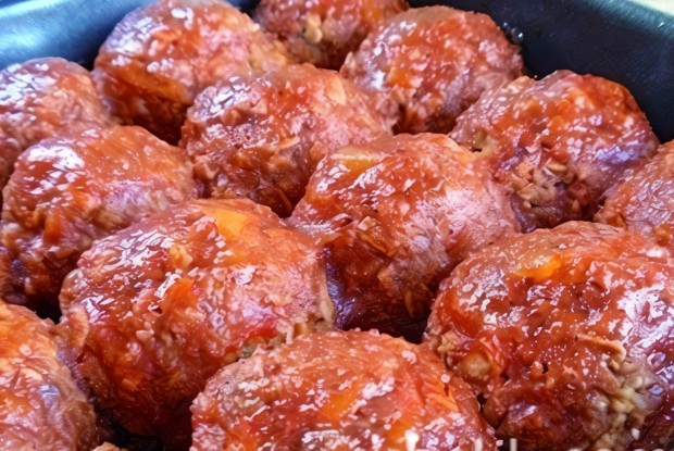 Мясные ежики с гречкой