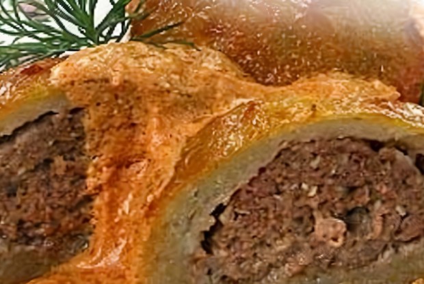 Мясные котлеты в картофеле