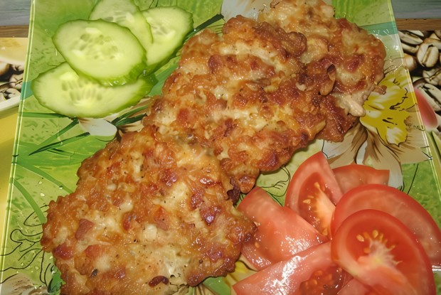 Мясные оладьи из рубленого фарша