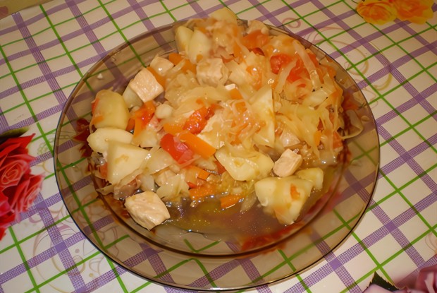 Мясное рагу со свининой