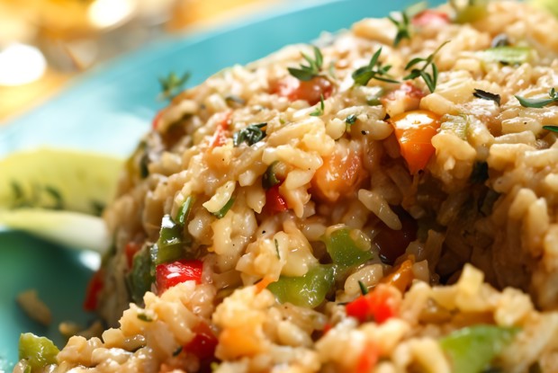 Мясное ризотто