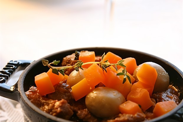 Мясо духовое с грибами