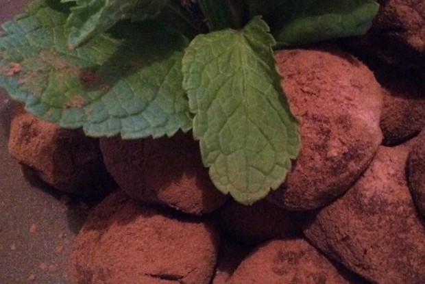 Мятно-шоколадные трюфели