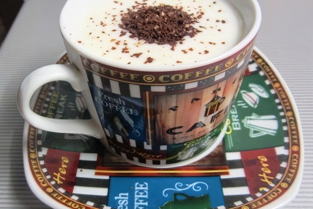 Молочный кисель с ванилью