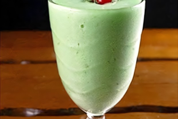 Молочный коктейль с яблоком