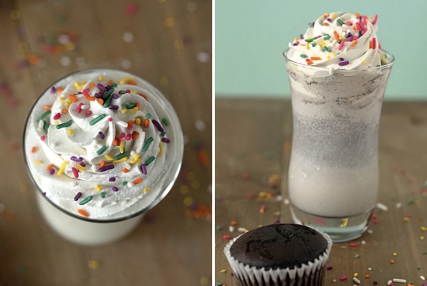 Молочный коктейль со вкусом капкейка