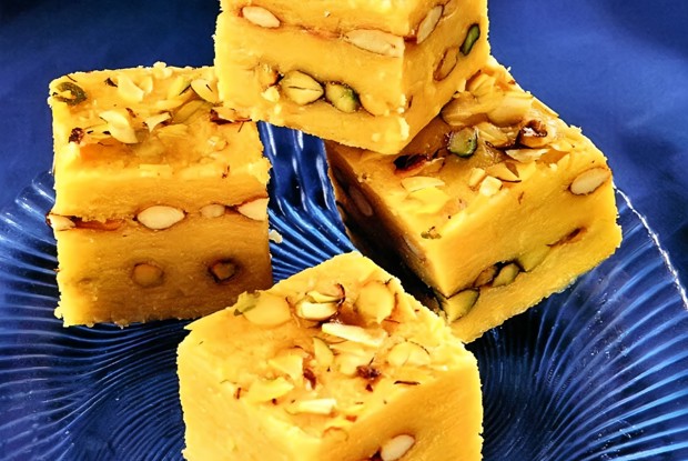 Молочный шербет с арахисом