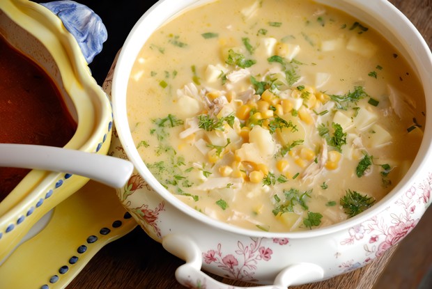 Молочный суп чупе по-аргентински