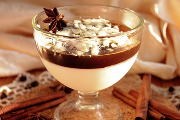 Молочно-кофейное желе