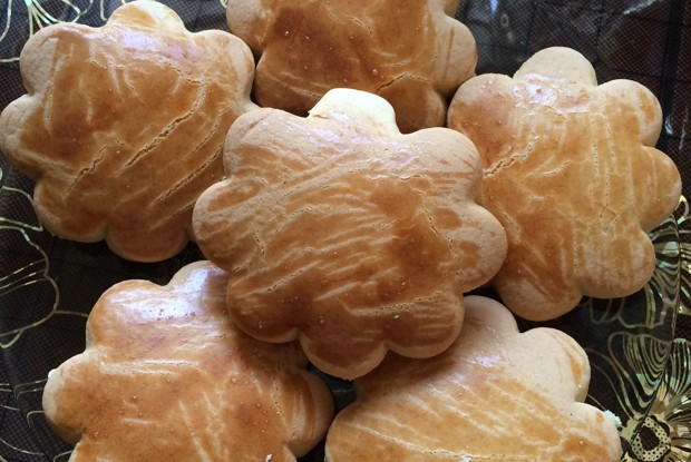 Молочные коржики с ванилином