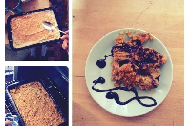 Морковная запеканка из манной каши и творога