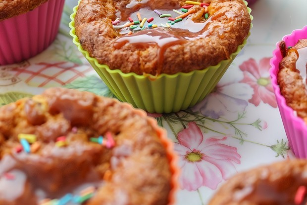 Морковные маффины с ягодами годжи