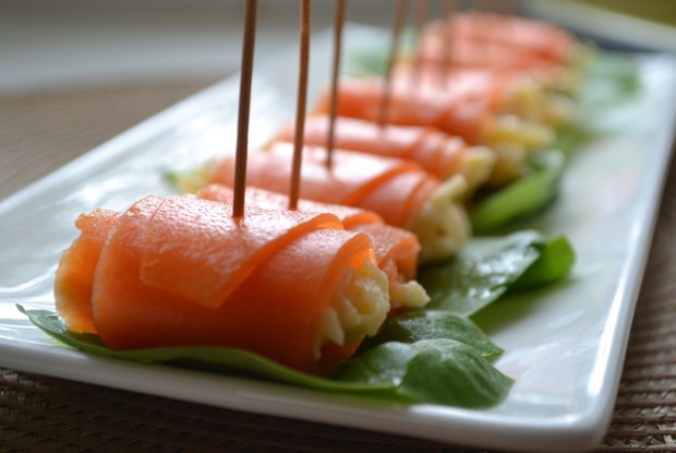 Морковные роллы