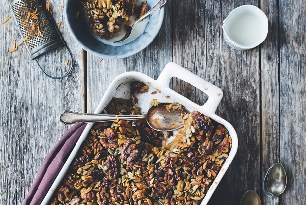 Морковный пирог с геркулесом