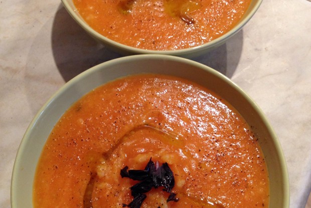 Морковный суп с рисом