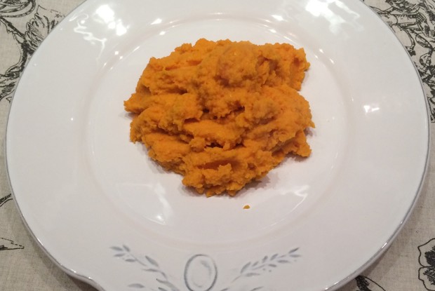 Морковное пюре с тахини