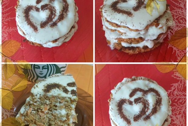 Морковный мини-торт