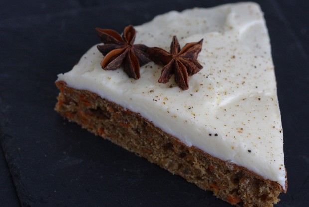 Морковный пирог с лимонным кремом