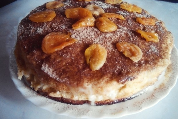 Морковный пирог с сухофруктами