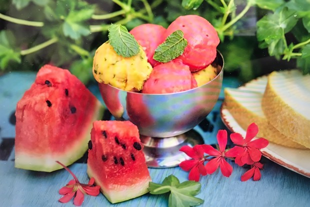 Мороженое из арбуза