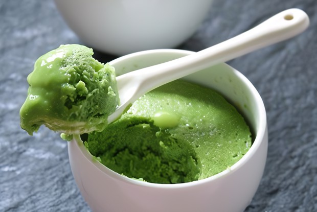 Мороженое из зеленого чая